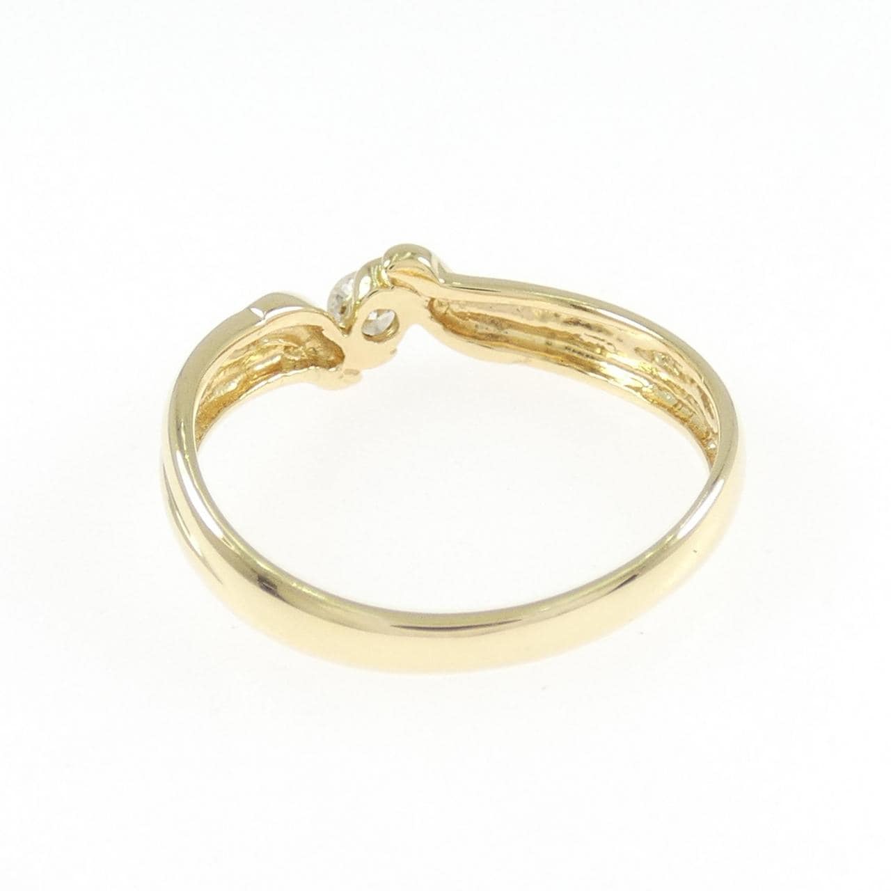 K18YG ダイヤモンド リング 0.08CT