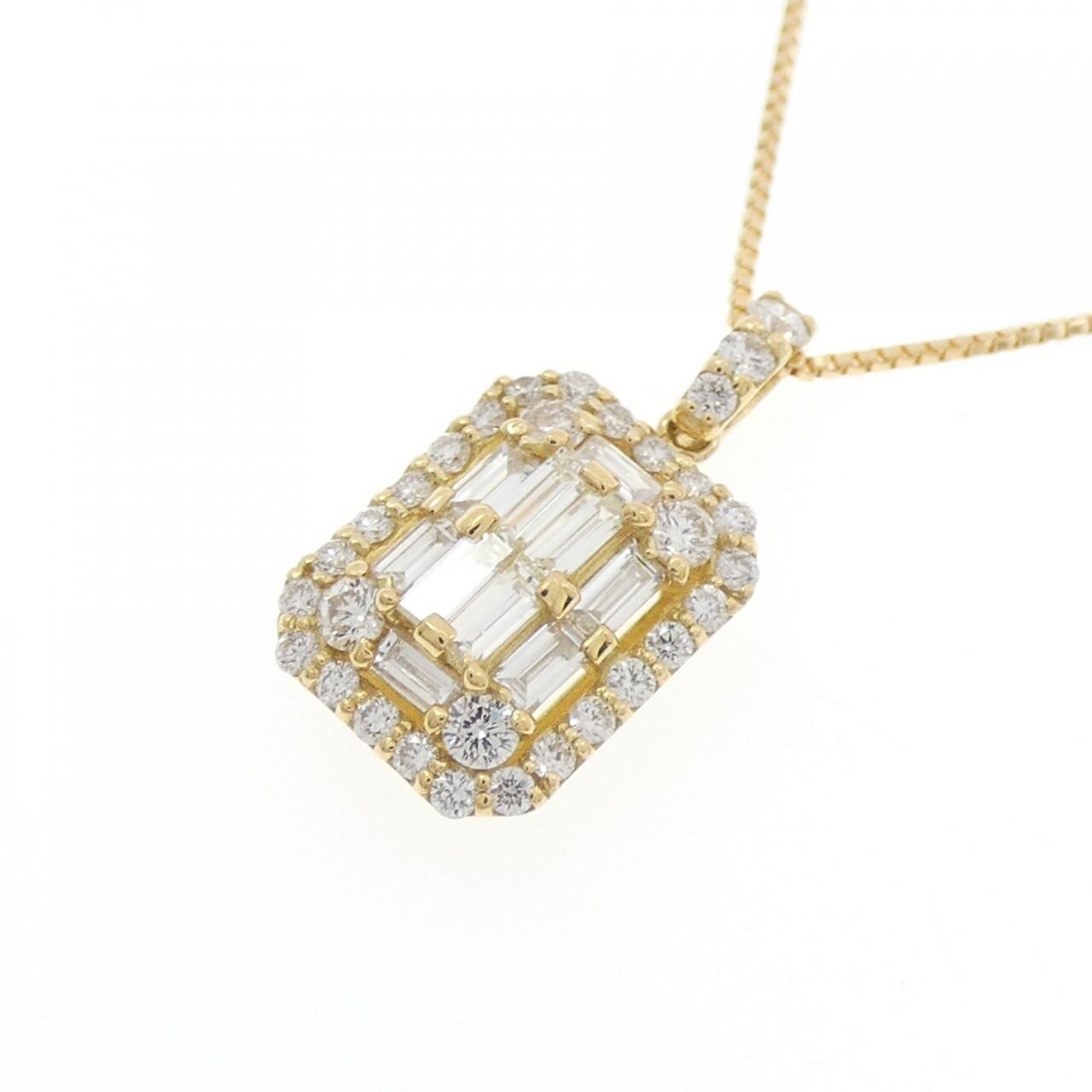 【新品】K18YG ダイヤモンド ネックレス 0.50CT