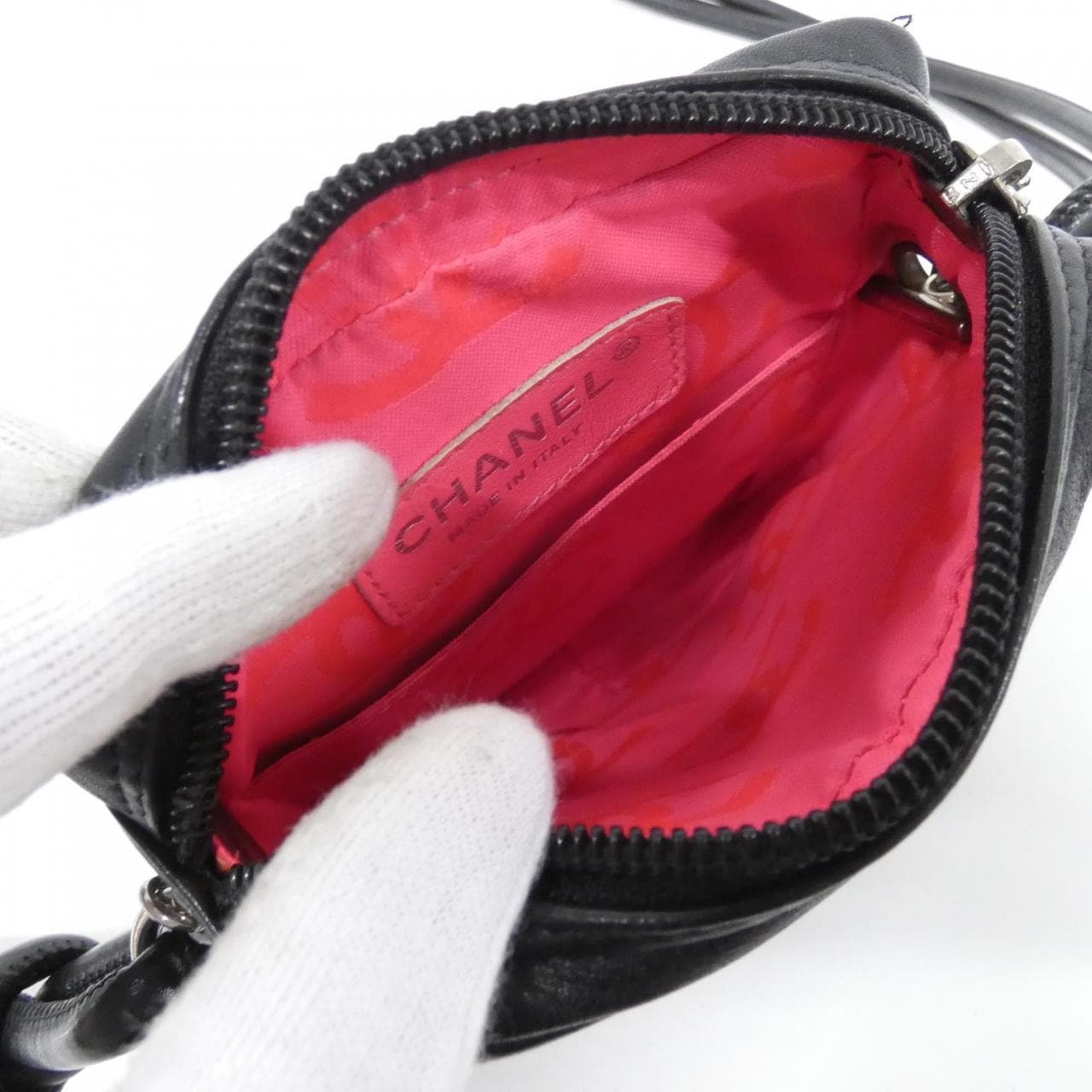 【ヴィンテージ】シャネル カンボン ライン 25177 ショルダーバッグ