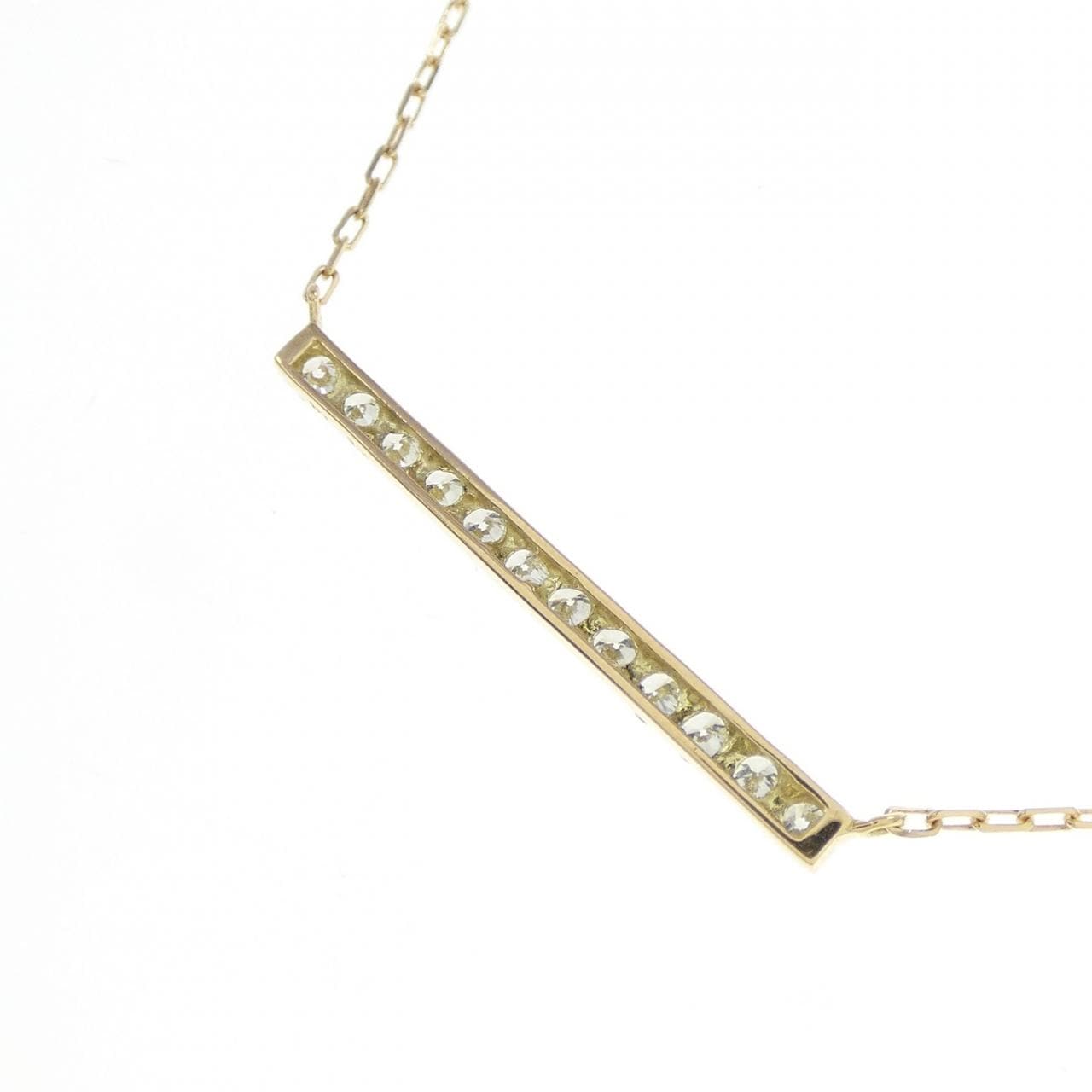 K18YG ダイヤモンド ネックレス 0.20CT