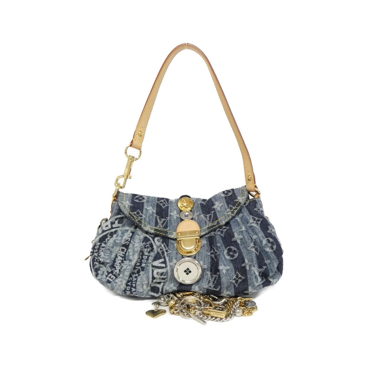 ルイヴィトン モノグラム デニム レイエ ミニ プリーティ レイエ カスタマサイズ M95332 ショルダーバッグ