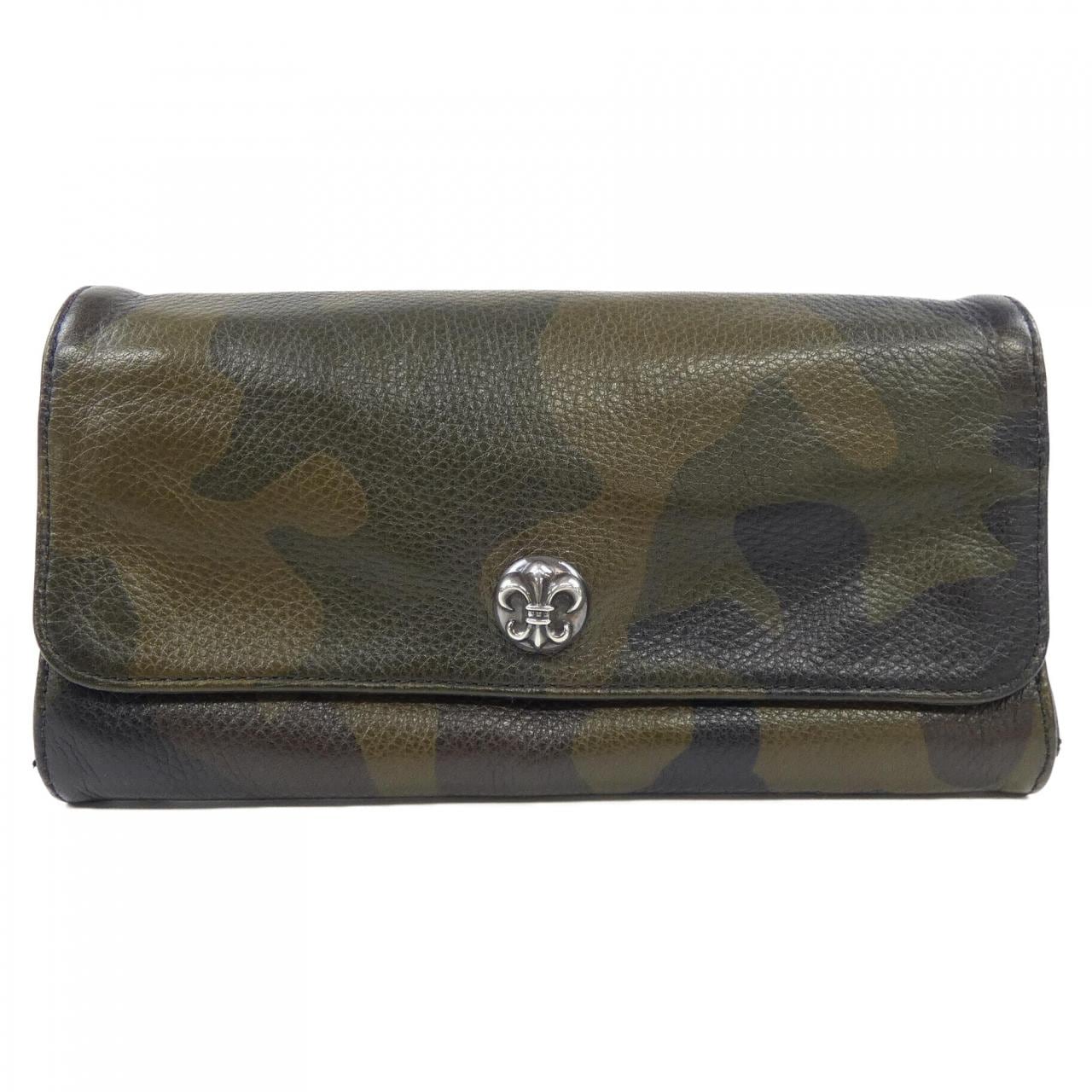 クロムハーツ CHROME HEARTS JUDY CAMO BS FLR BTN ジュディ カモ フレアボタン WALLET