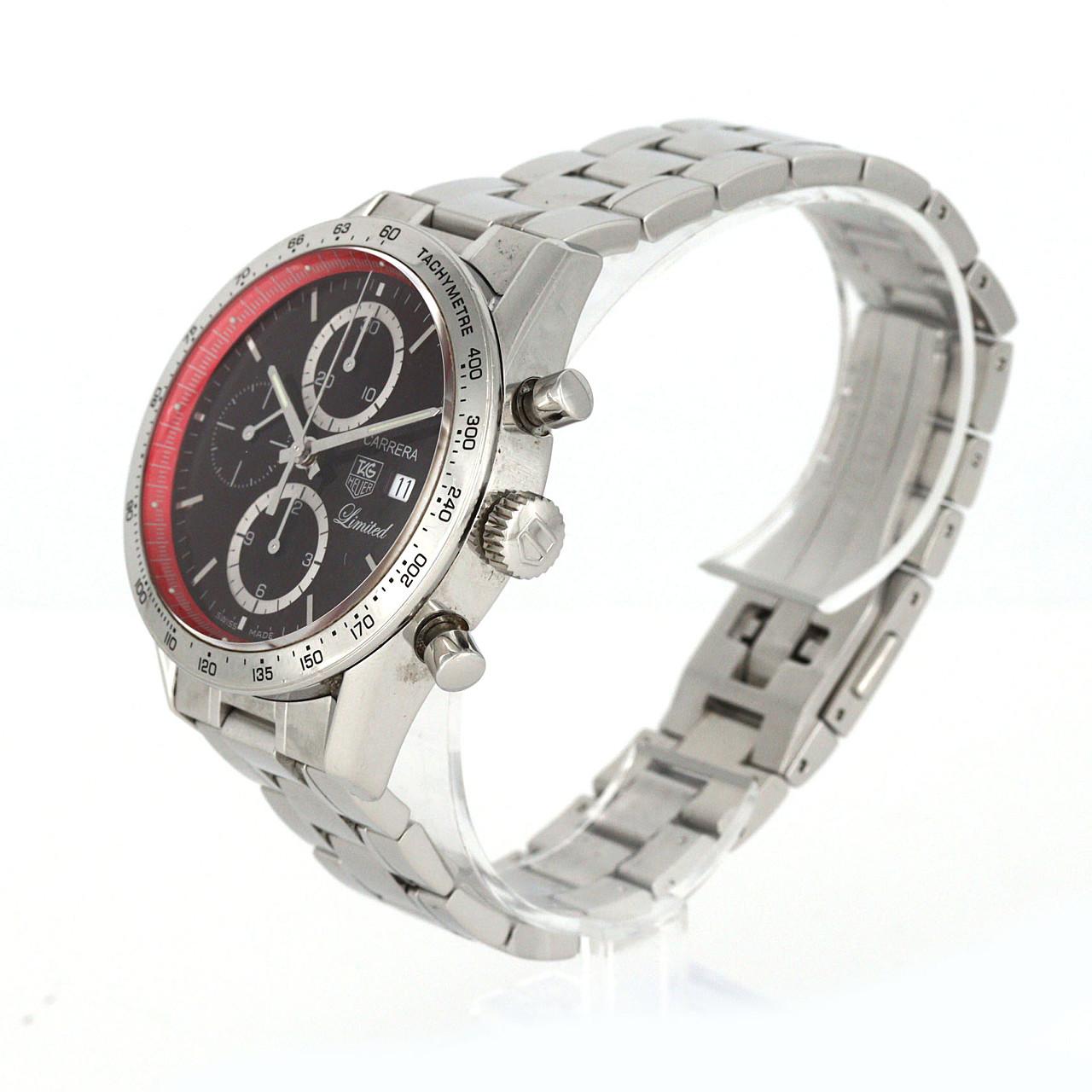 【ノーメンテナンス還元価格】タグ･ホイヤー カレラタキメータークロノ･エレガンス LIMITED CV201D.BA0786 SS 自動巻