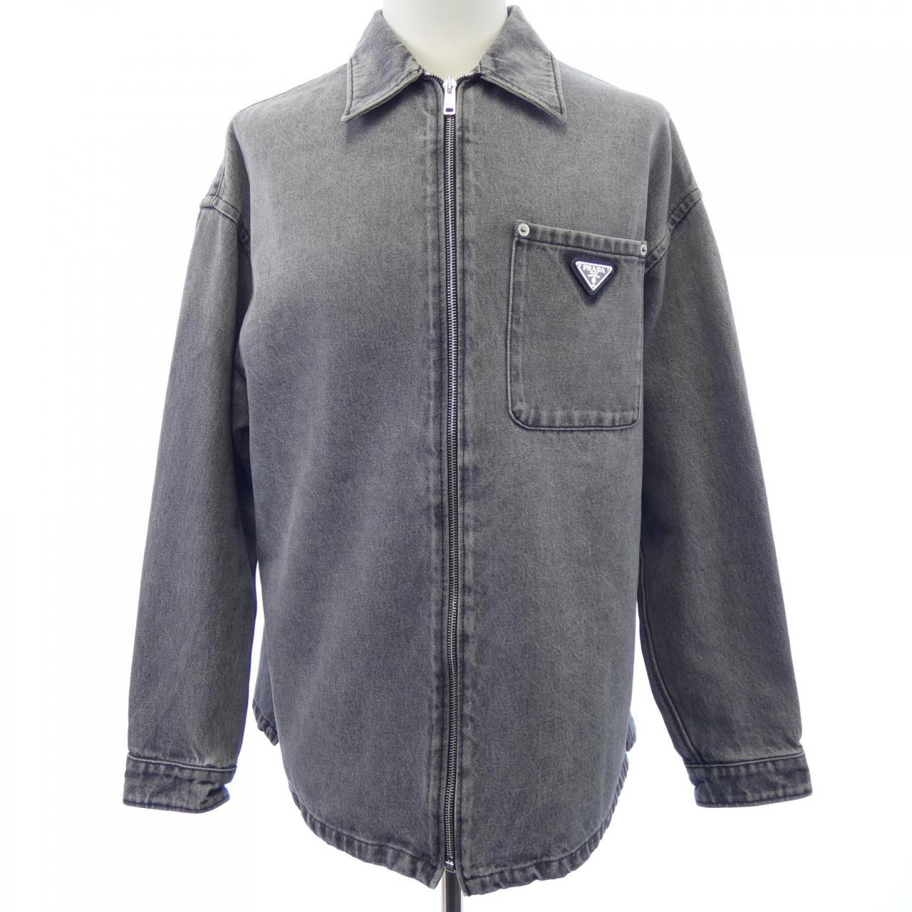 プラダ PRADA トライアングルロゴ GEC086 S232 13B4 デニムジャケット