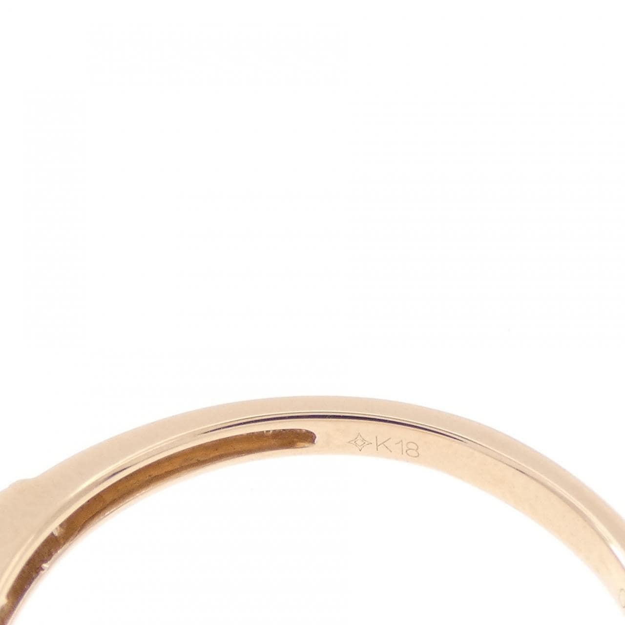 ジーエスティービー リボン ダイヤモンド リング 0.30CT