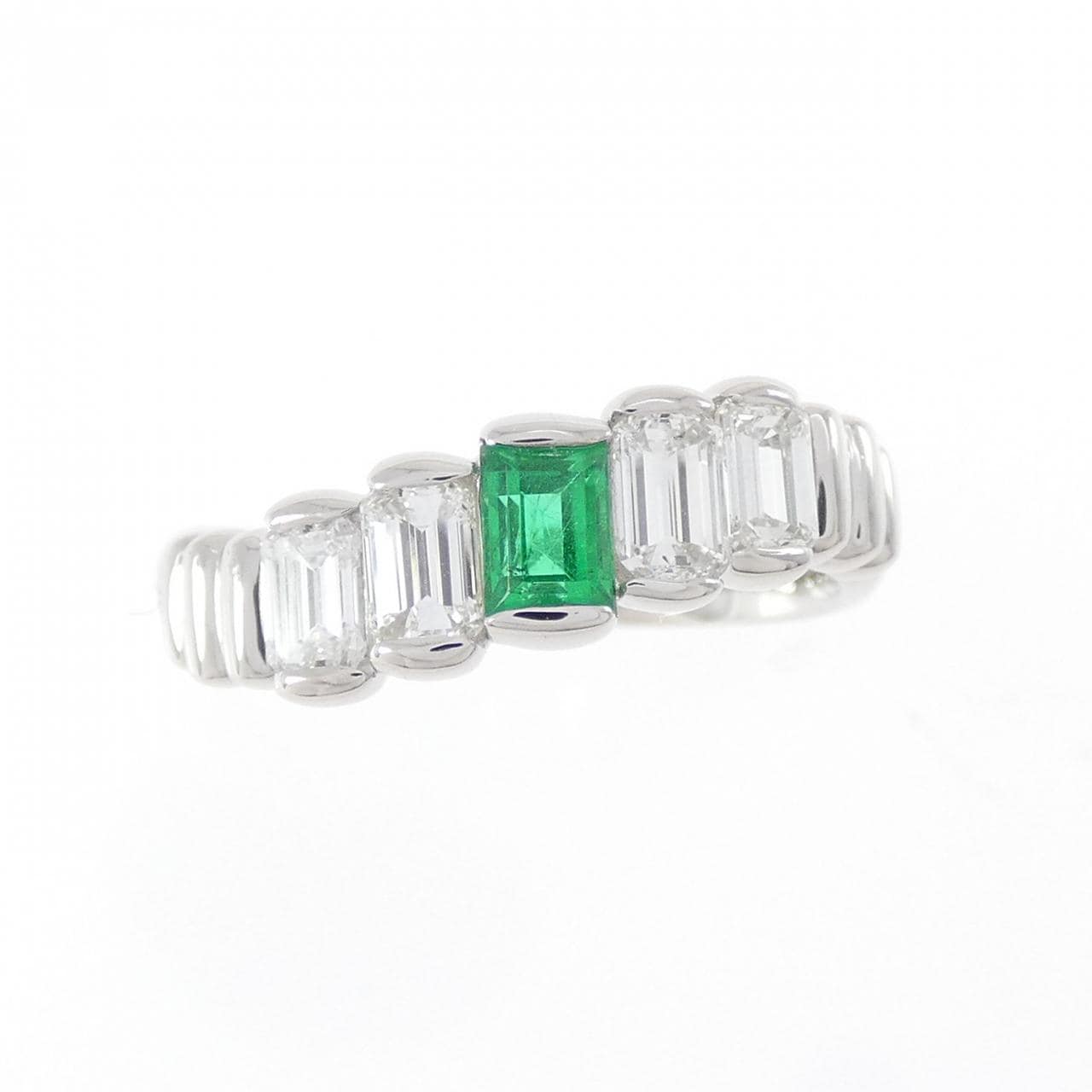 PT900 エメラルド リング 0.28CT