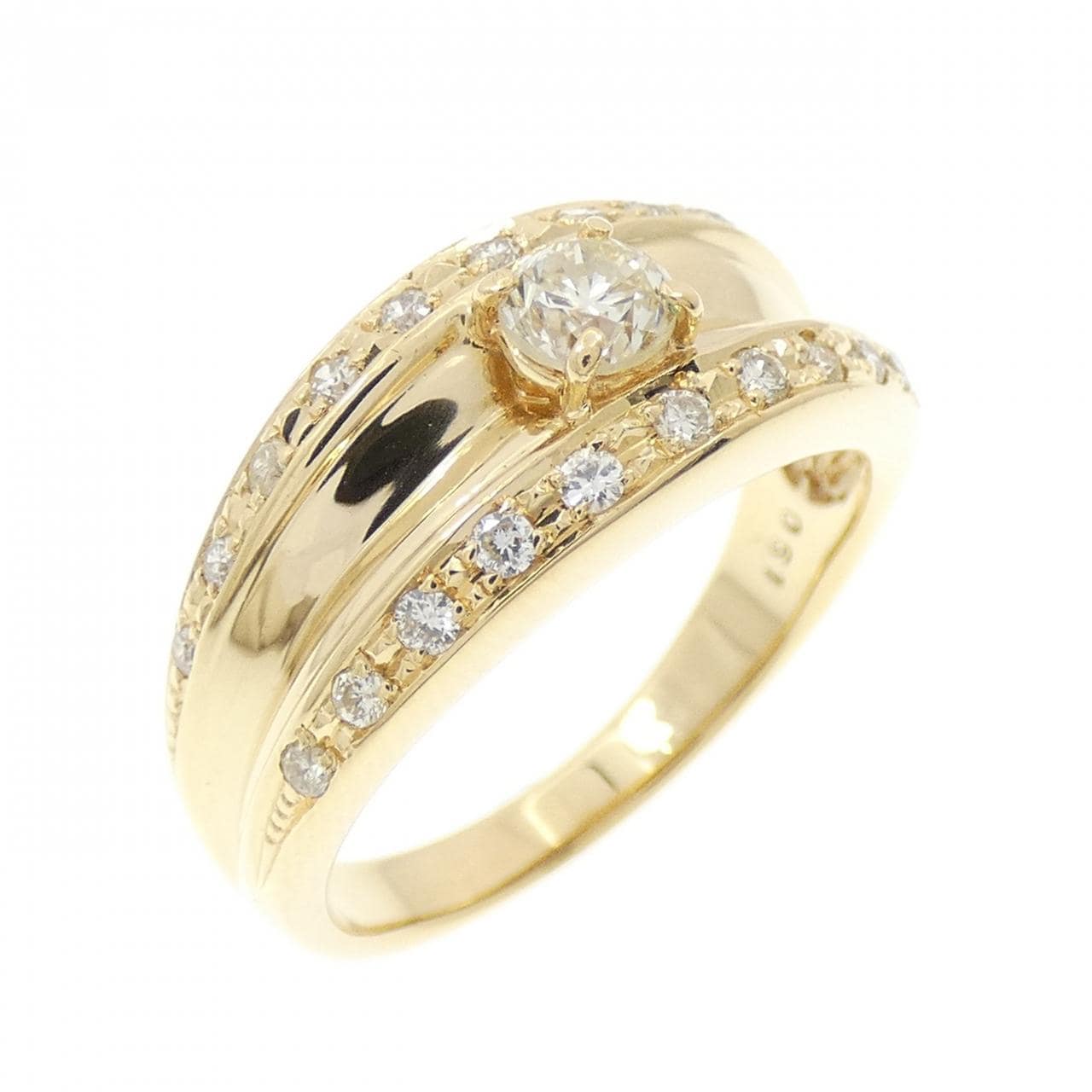 K18YG ダイヤモンド リング 0.51CT