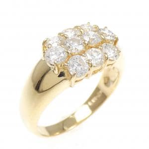 K18YG ダイヤモンド リング 1.07CT