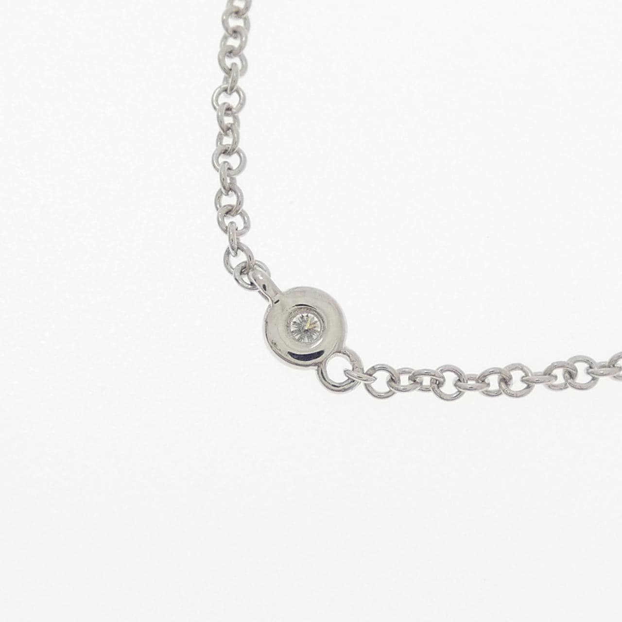 K18WG ダイヤモンド ネックレス 0.13CT