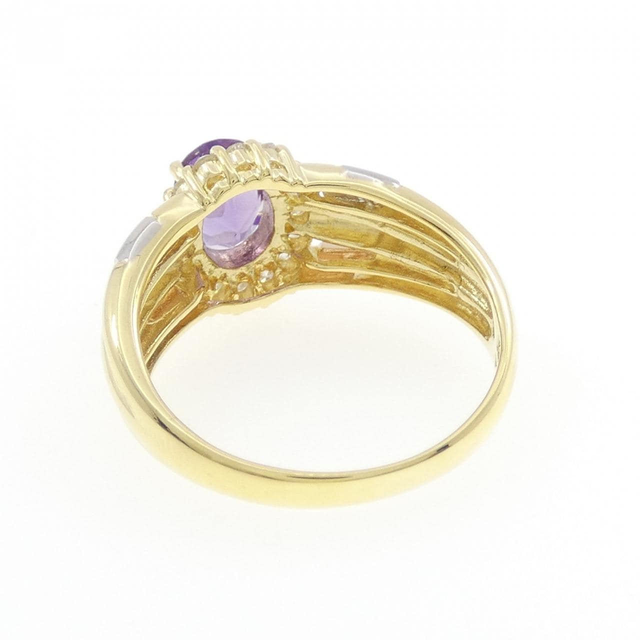 K18YG/PT900/K18PG アメジスト リング