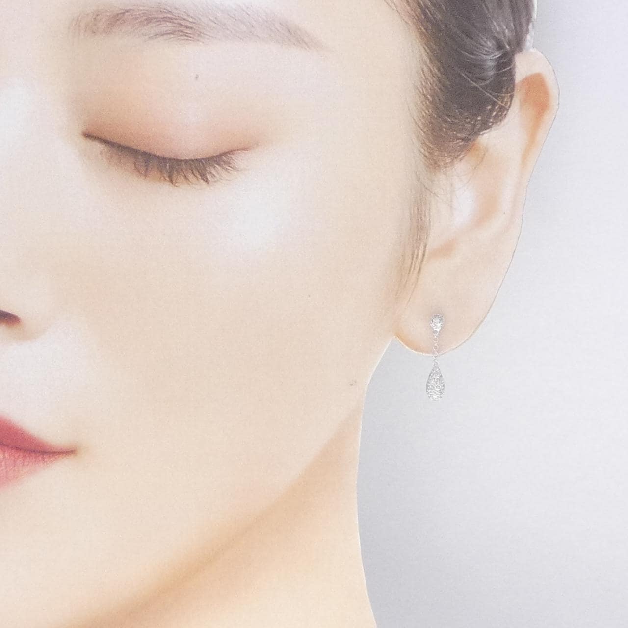ポンテヴェキオ ダイヤモンド ピアス 0.22CT