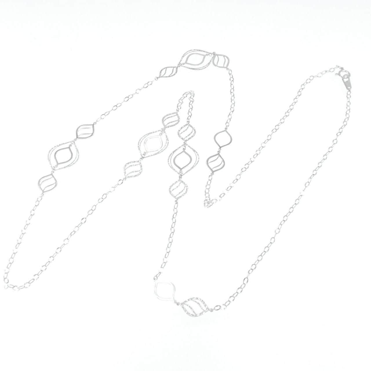 K18WG ネックレス