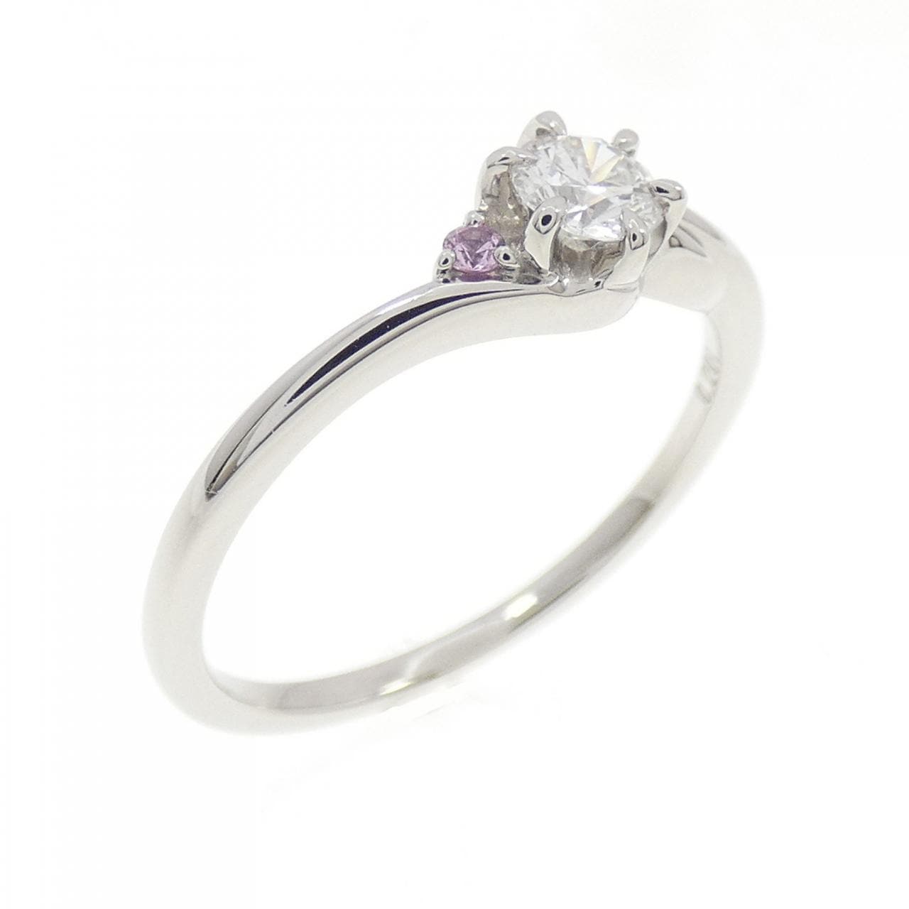 PT950 ダイヤモンド リング 0.201CT E VS1 3EXT H&C