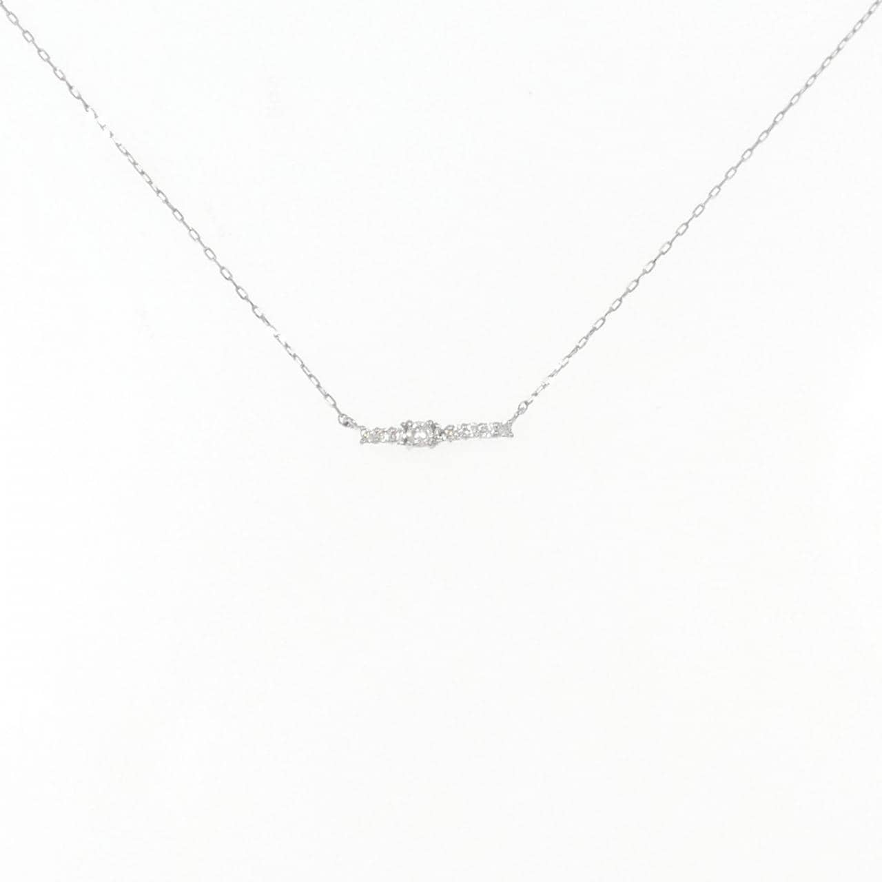 [BRAND NEW] PT Diamond Necklace 0.10CT