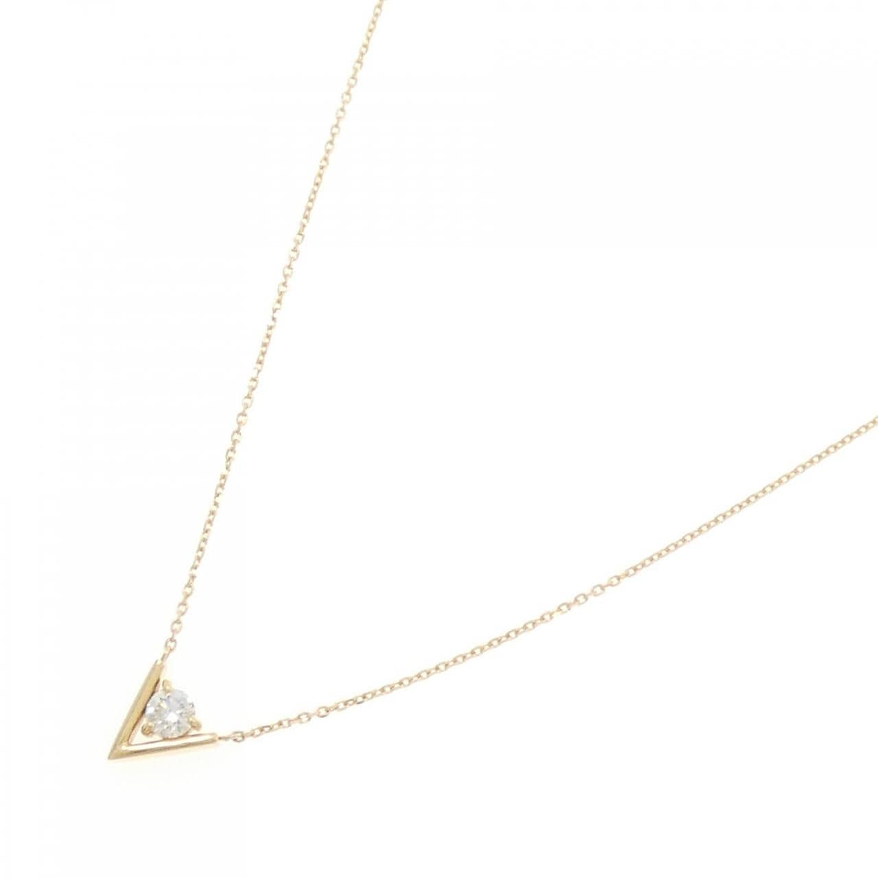 【新品】K18YG ダイヤモンド ネックレス 0.18CT