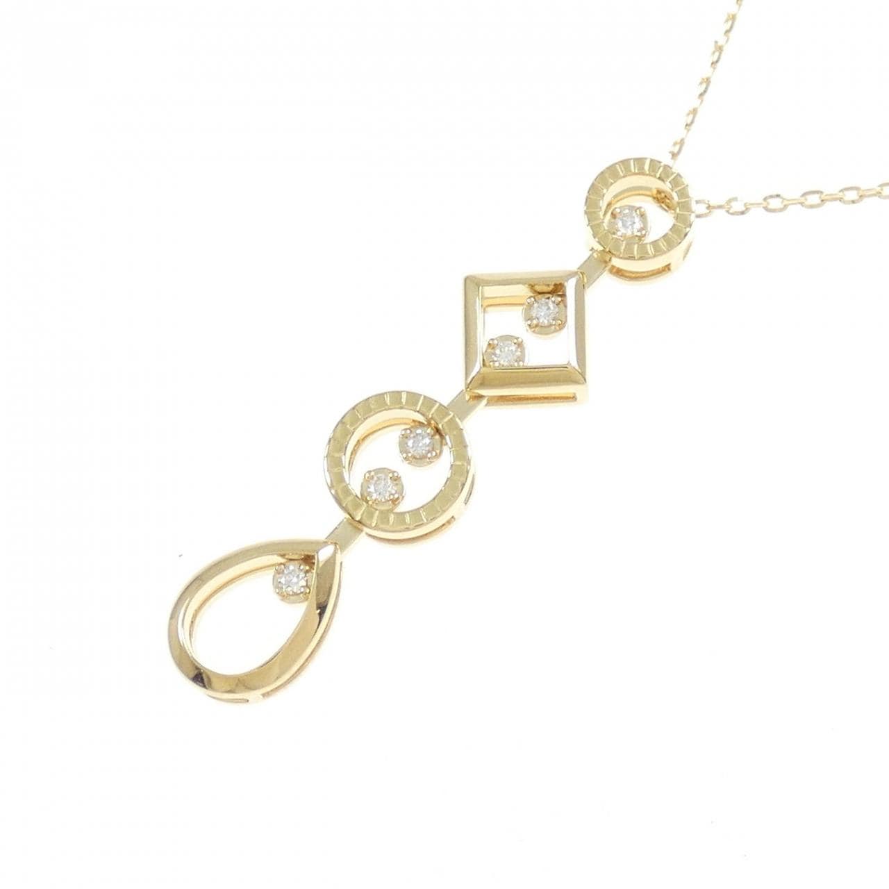【新品】K18YG ダイヤモンド ネックレス 0.03CT