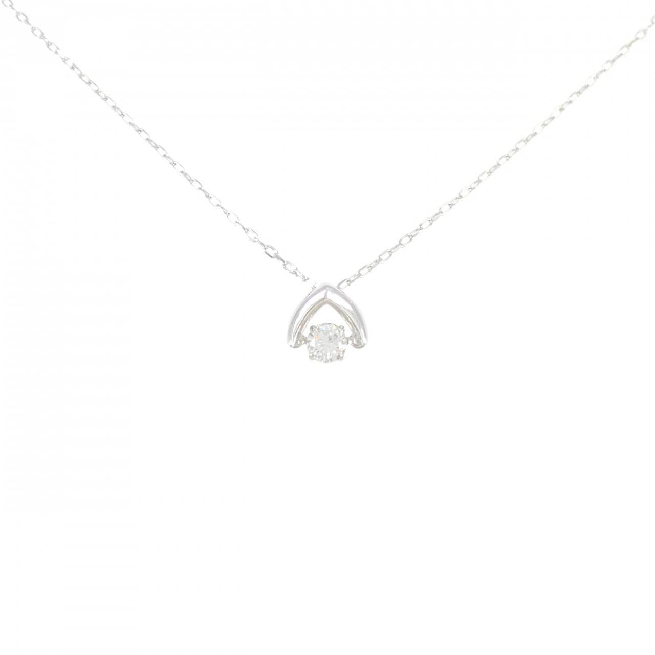 PT900/PT850 ダイヤモンド ネックレス 0.215CT