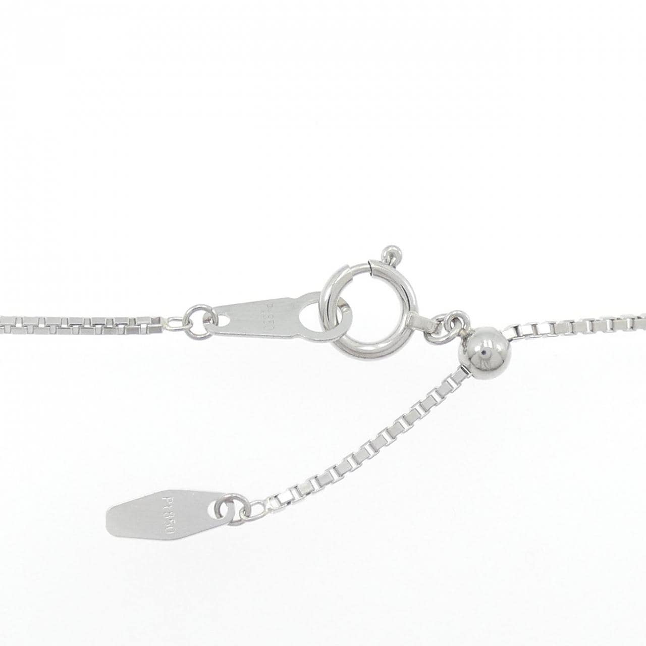 PT900/PT850 エメラルド ネックレス 1.85CT