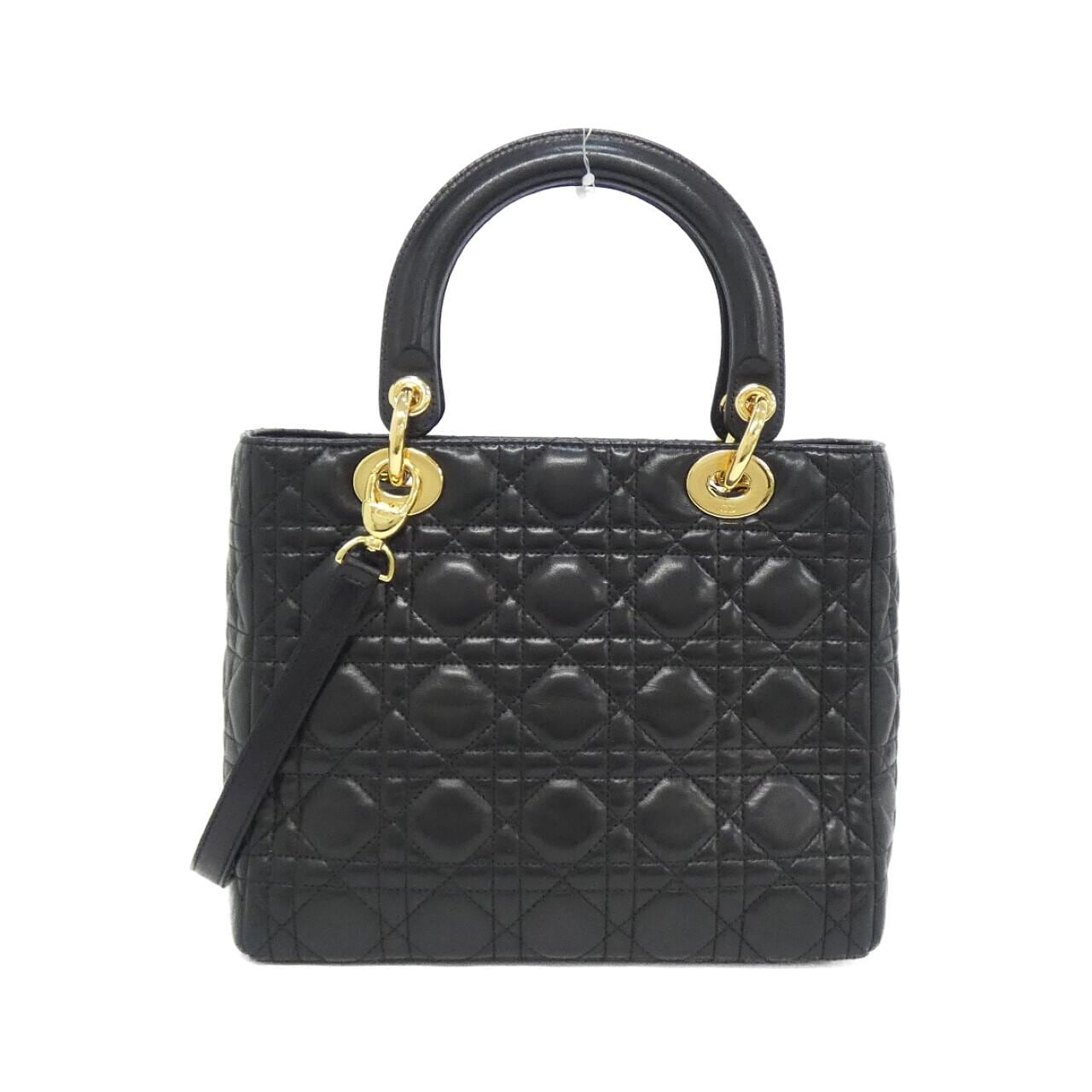 【ヴィンテージ】クリスチャンディオール レディ ディオール ミディアム CAL44550 バッグ