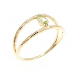 【新品】K18YG ペリドット リング