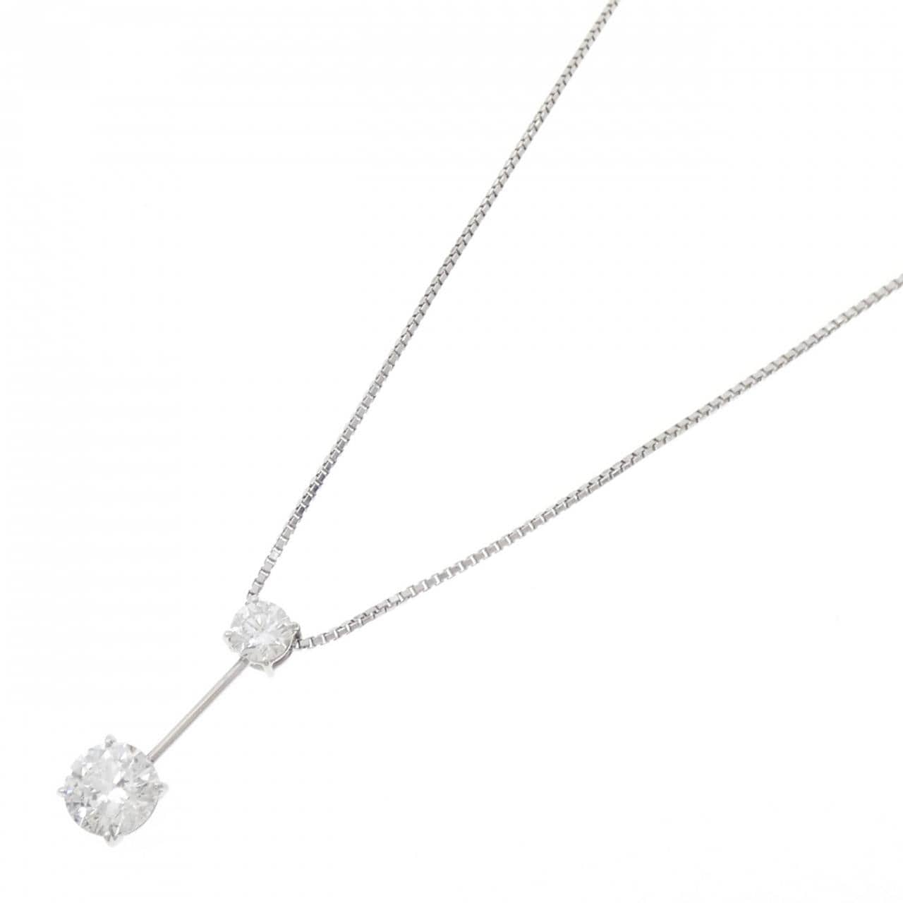 PT900/PT850 ダイヤモンド ネックレス 1.140CT