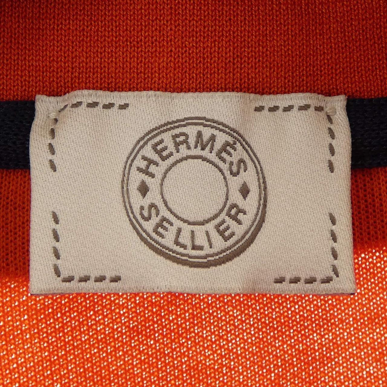 エルメス HERMES クルードセル SELLIER H800271E ドゥブル･ジュー ポロシャツ