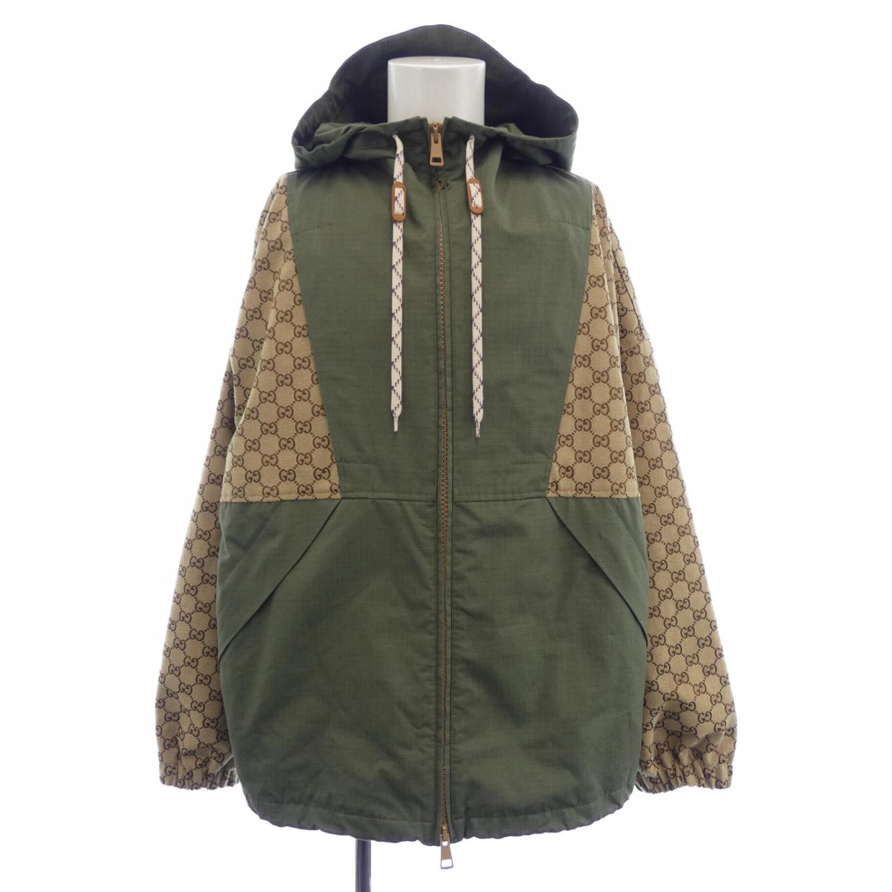 GUCCI GG棉帆布拉链夹克742813 Z8BIW夹克