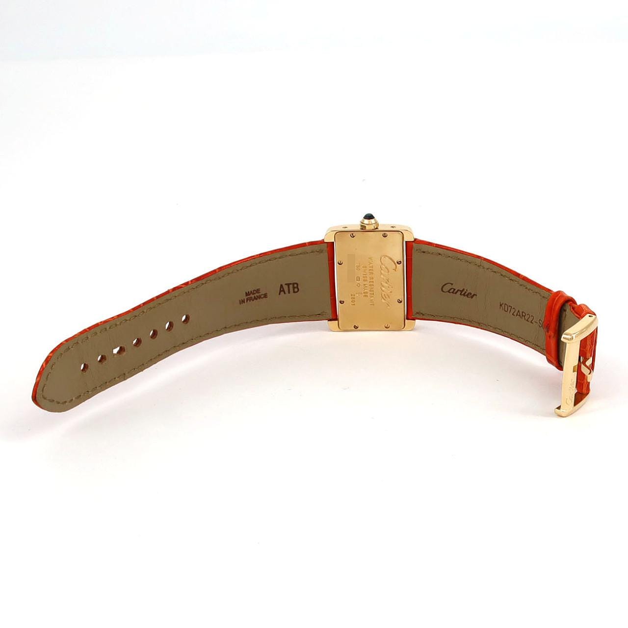 カルティエ ミニタンクディヴァン YG W6300356 YG クォーツ