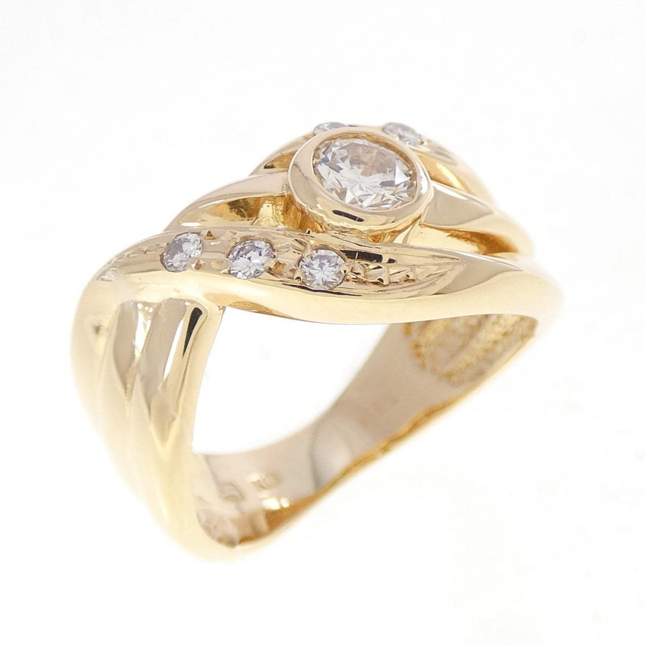K18YG ダイヤモンド リング 0.29CT