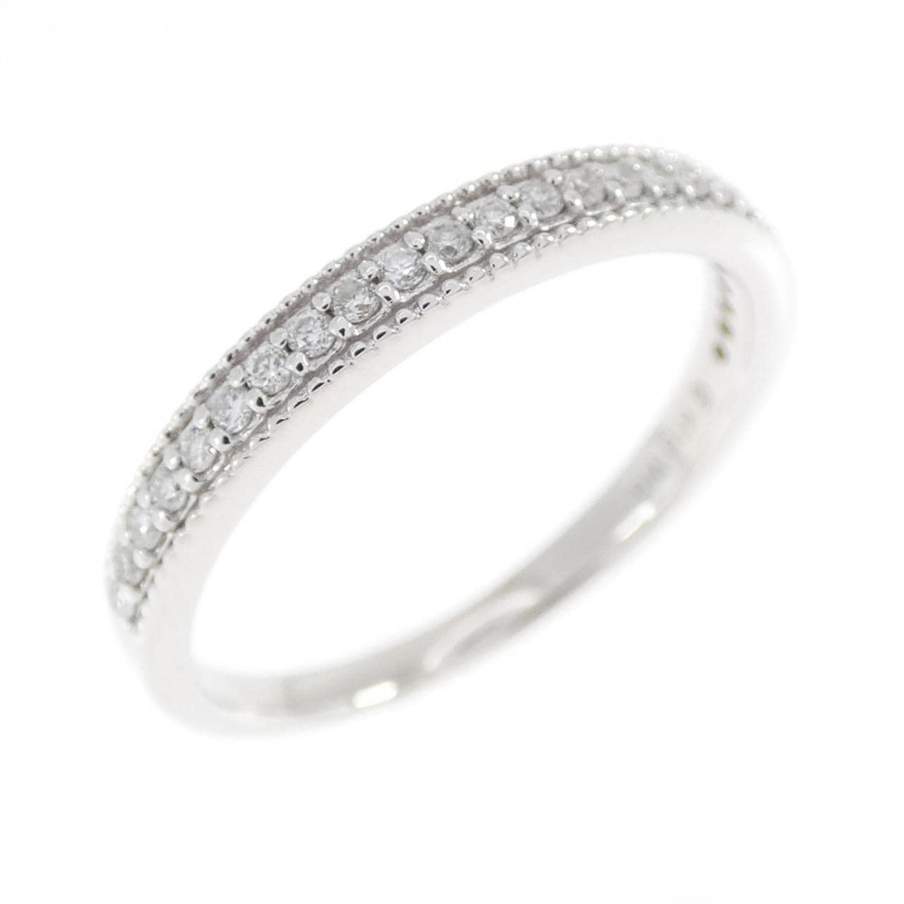 K18WG ダイヤモンド リング 0.13CT