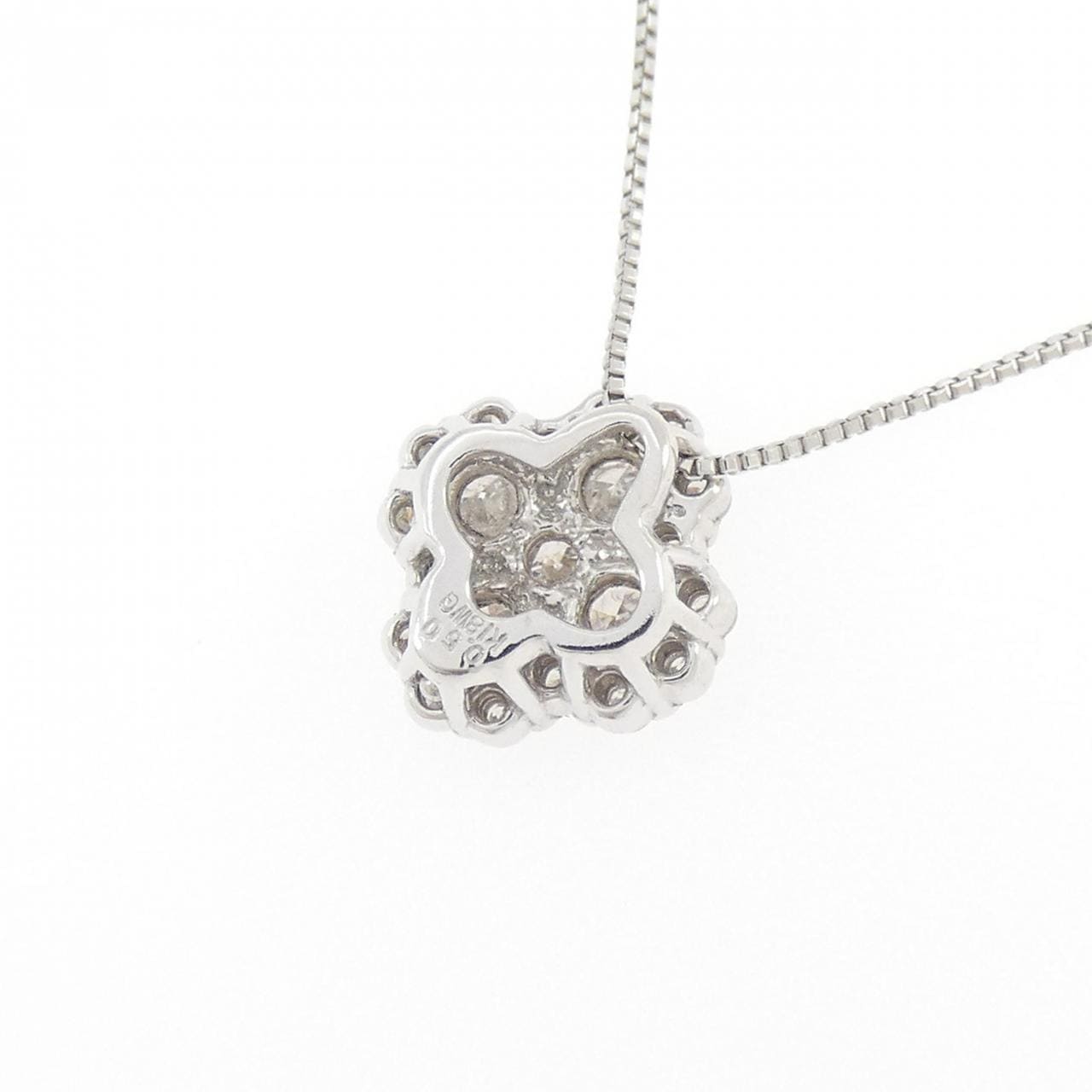 K18WG ダイヤモンド ネックレス 0.50CT