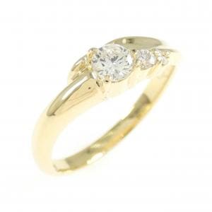 K18YG ダイヤモンド リング 0.20CT