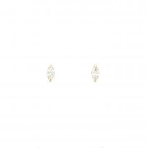 【新品】K18YG ダイヤモンド ピアス 0.24CT