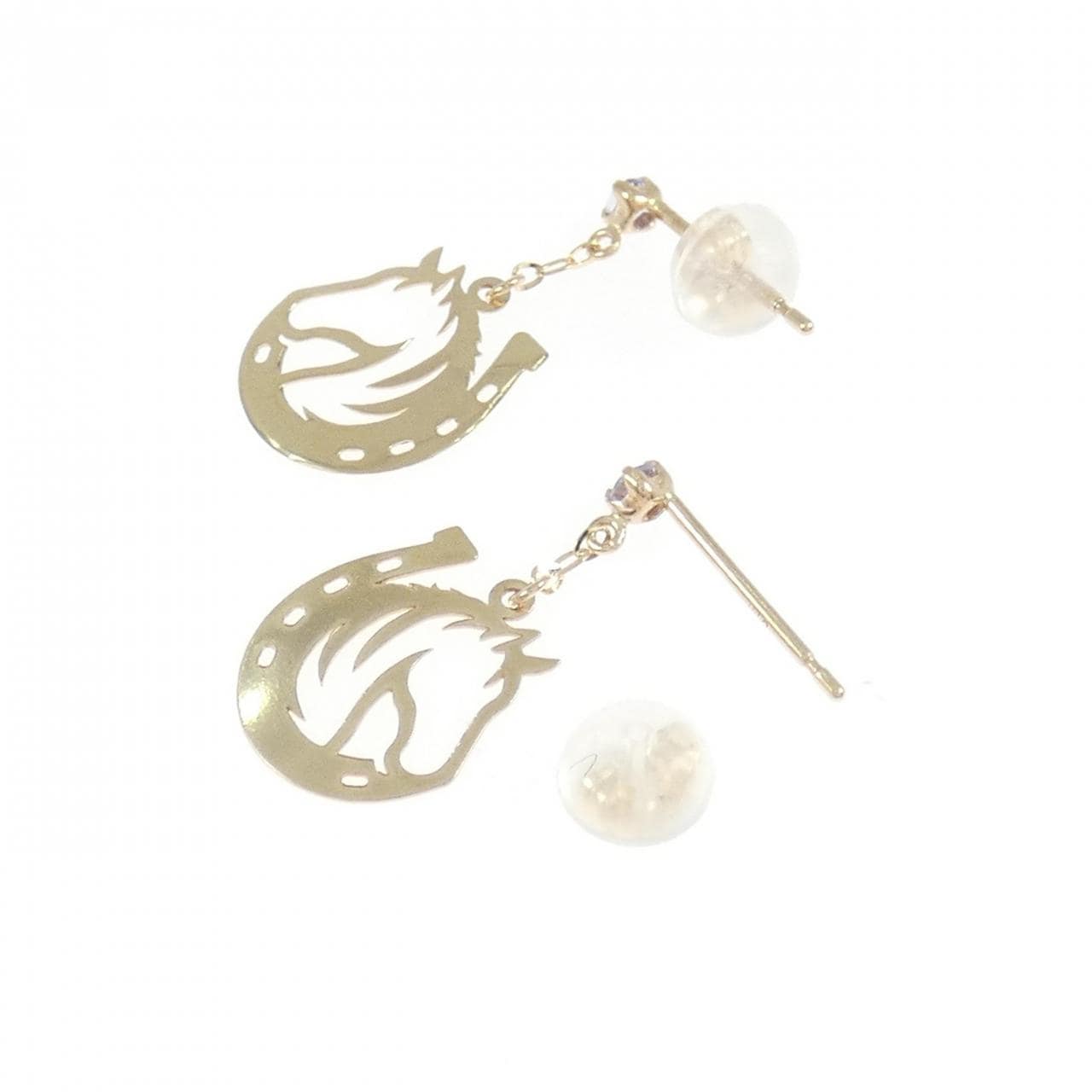 【新品】K10YG タンザナイト ピアス