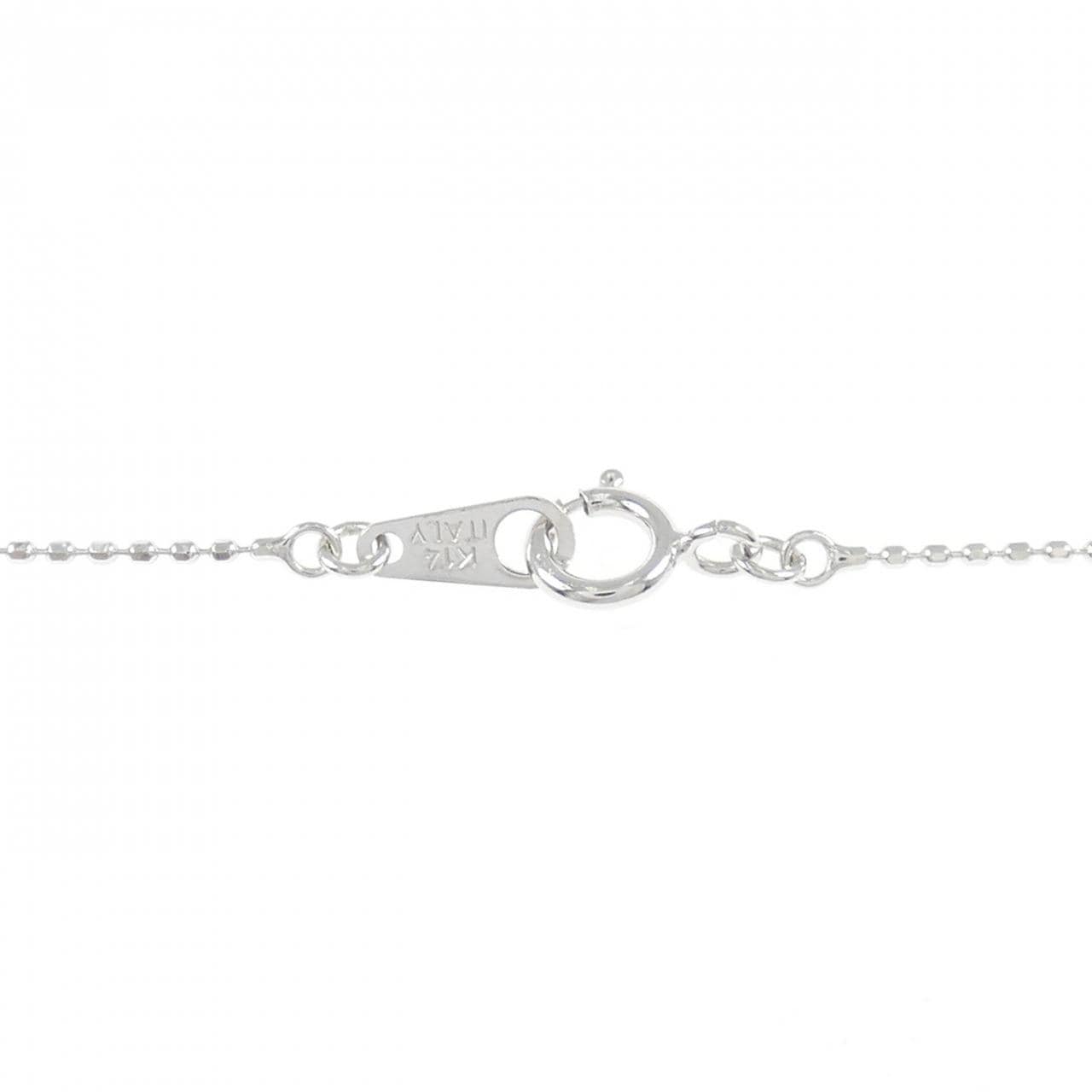 K14WG ダイヤモンド ネックレス 0.20CT