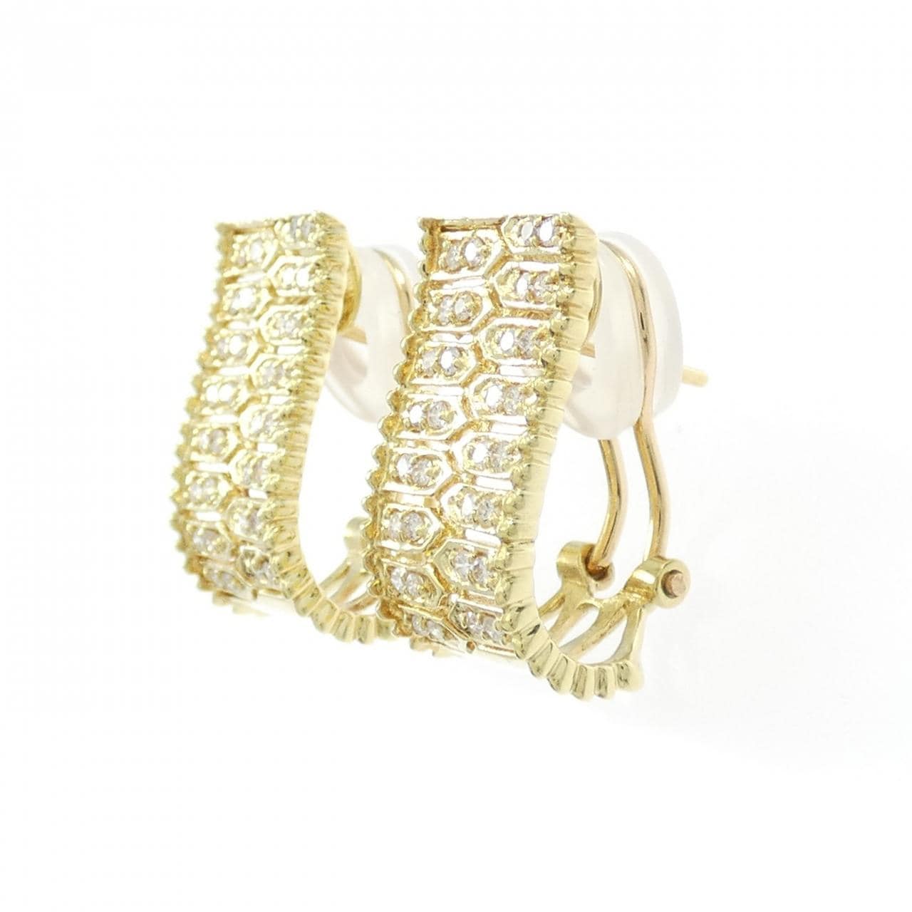 K18YG ダイヤモンド ピアス/イヤリング 0.42CT