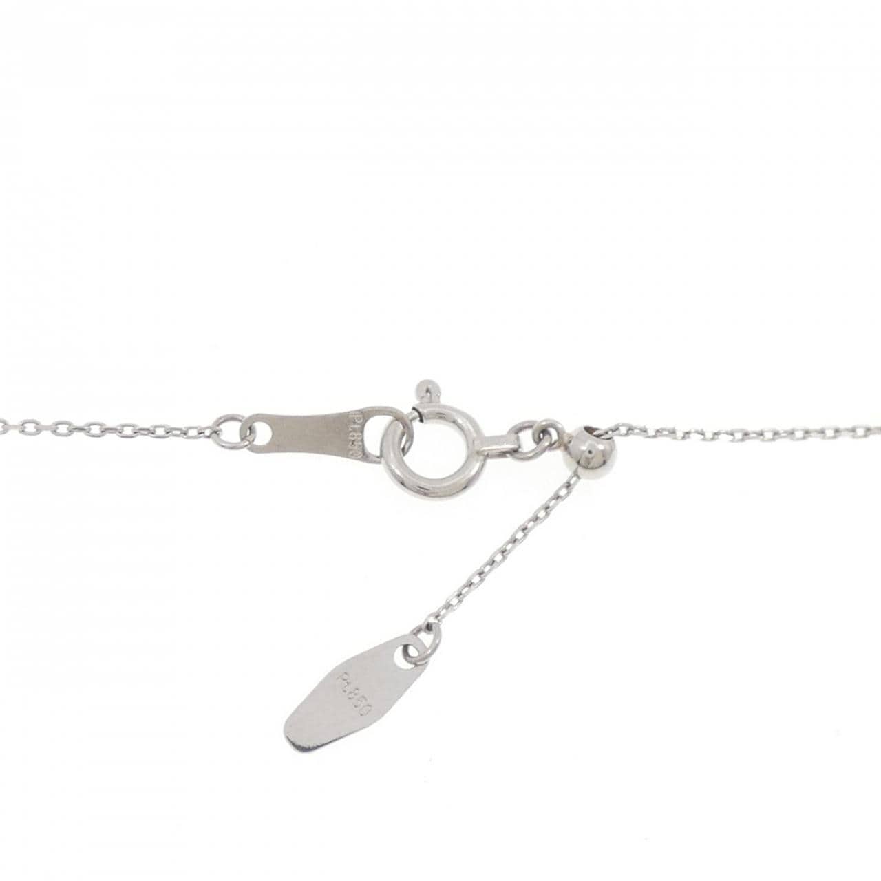 PT900/PT850 パライバトルマリン ネックレス 0.18CT
