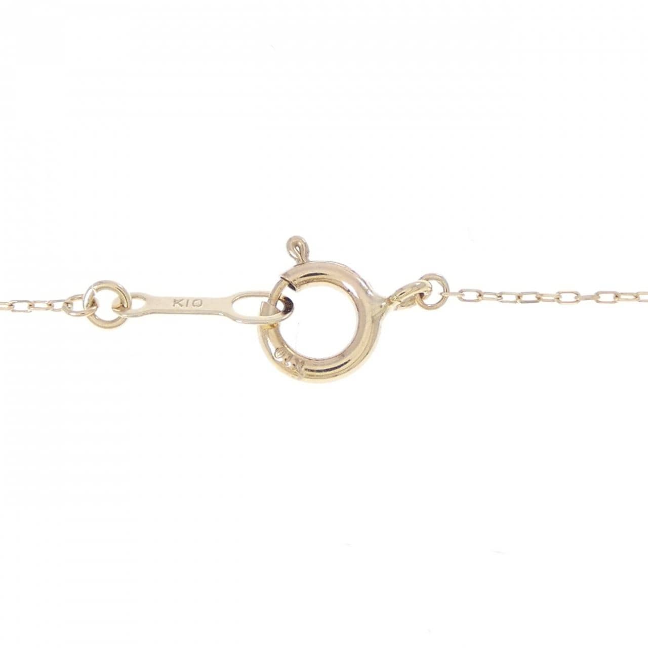 K10YG ダイヤモンド ネックレス 0.005CT