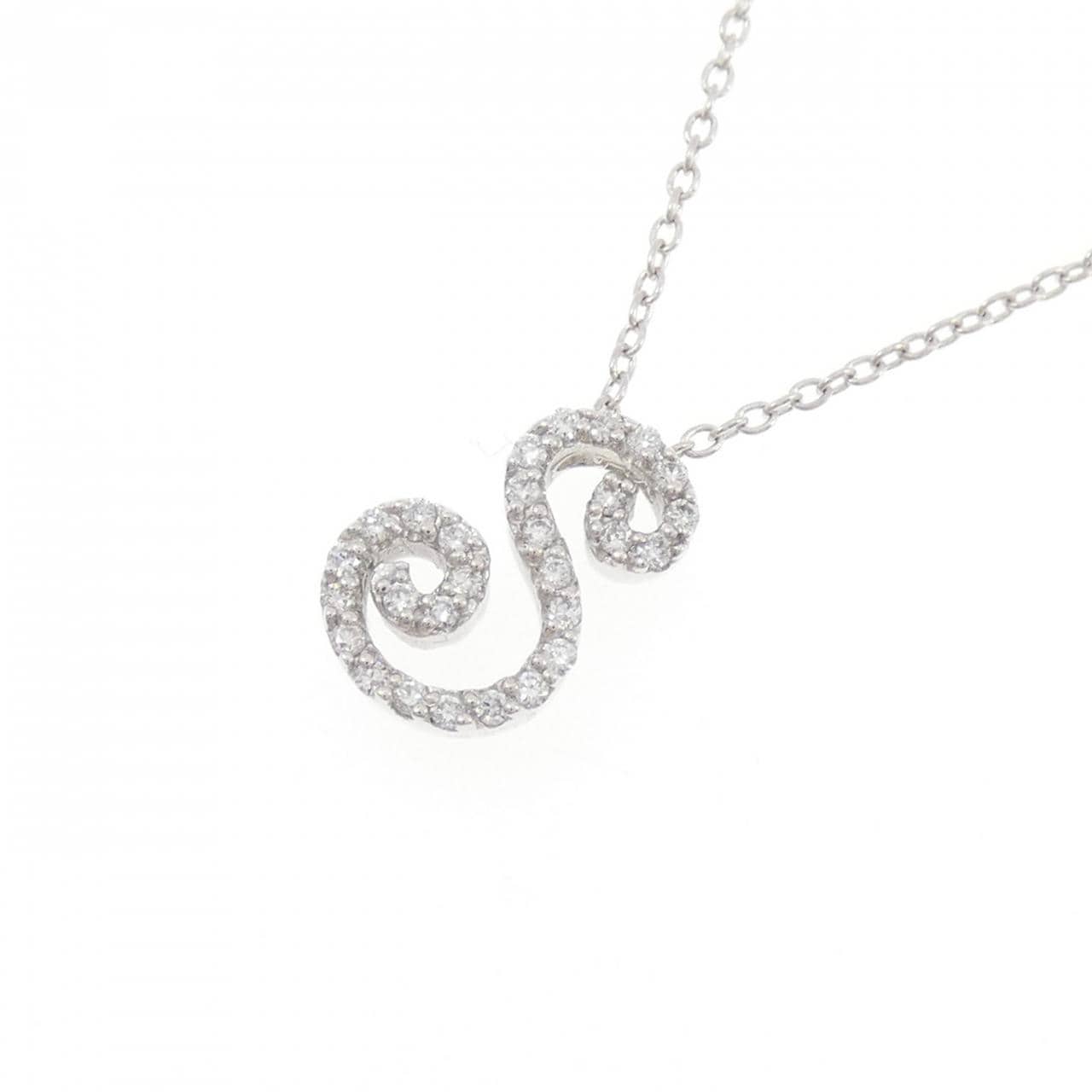 ポンテヴェキオ イニシャル ネックレス 0.15CT