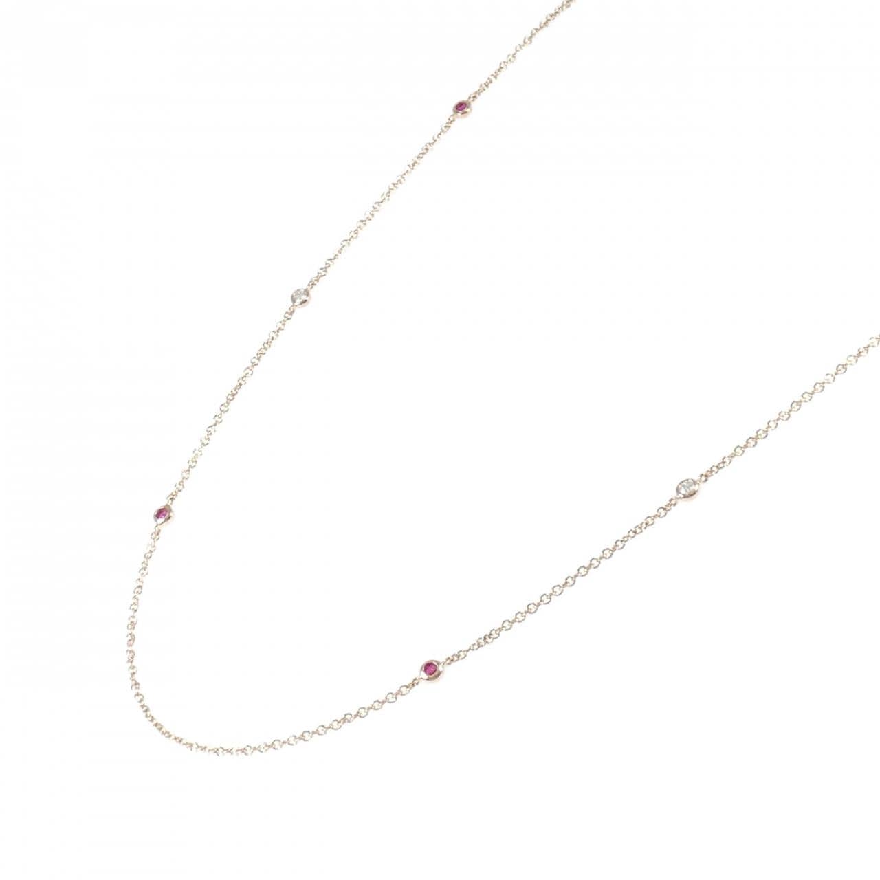 750PG ルビー ネックレス