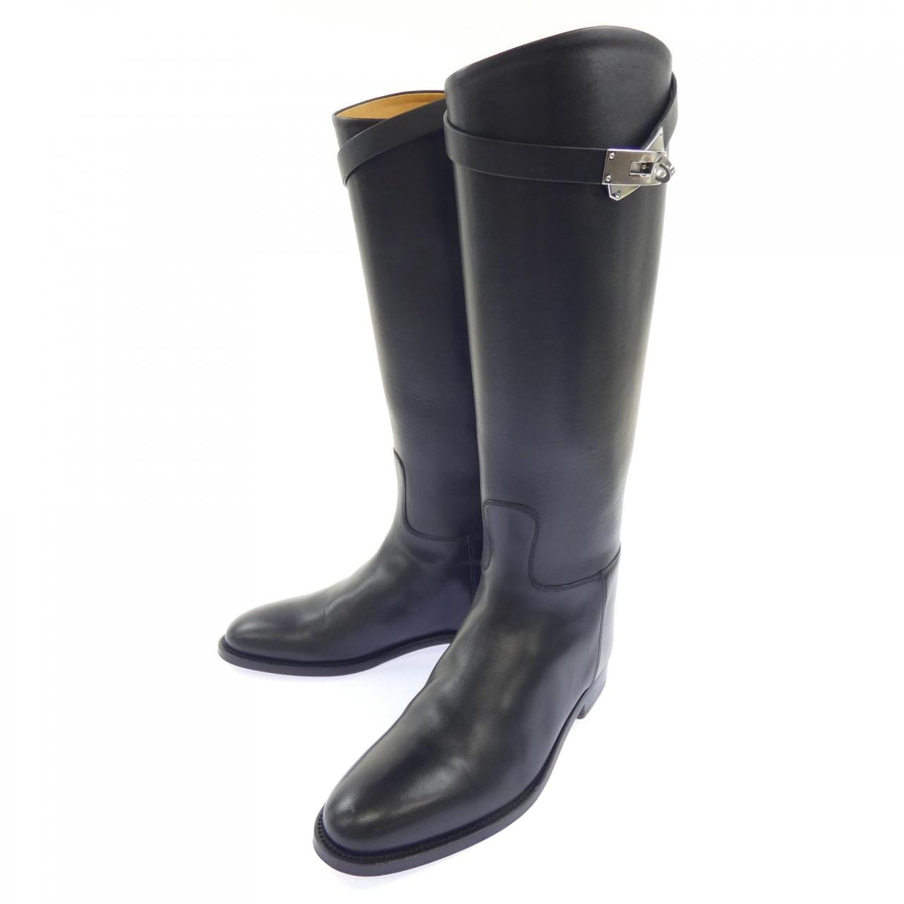 エルメス HERMES ジャンピング JUMPING ケリーバックル 042138Z ロングブーツ