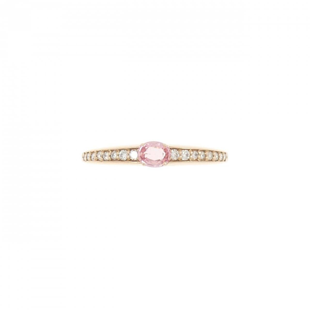 K18PG Sapphire Ring 0.183CT