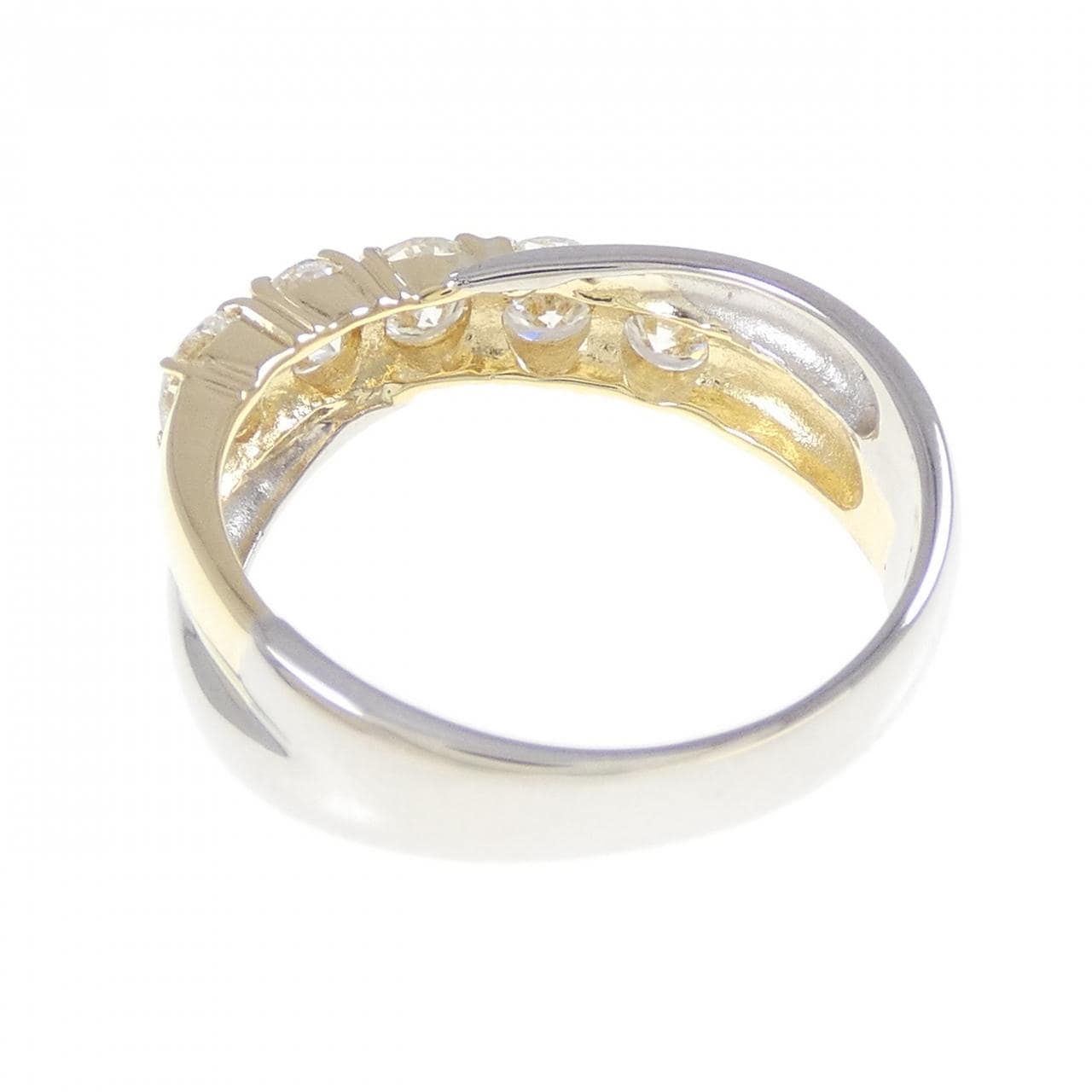 PT900/K18YG ダイヤモンド リング 1.00CT