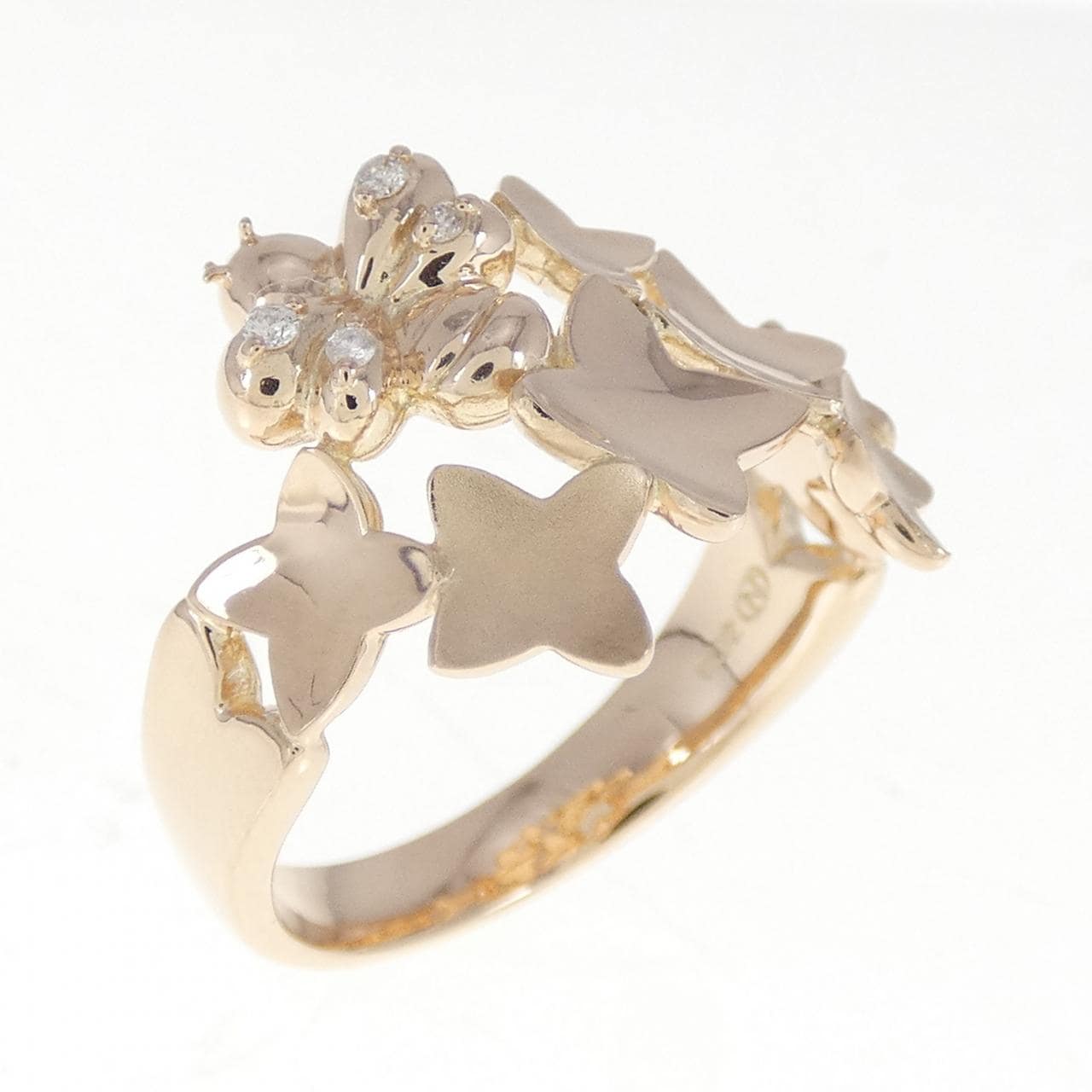 K10PG ダイヤモンド リング 0.02CT