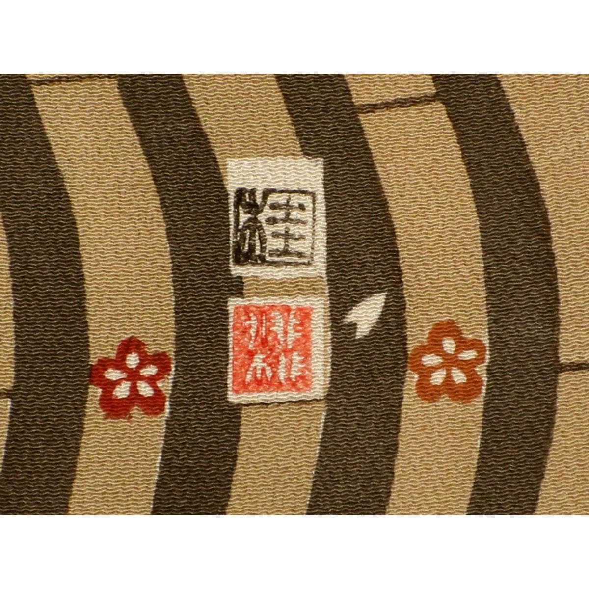 訪問着　五味桂子　江戸紅型