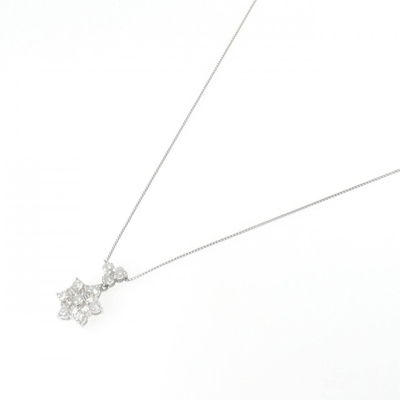 PT900/PT850 ダイヤモンド ネックレス 0.52CT