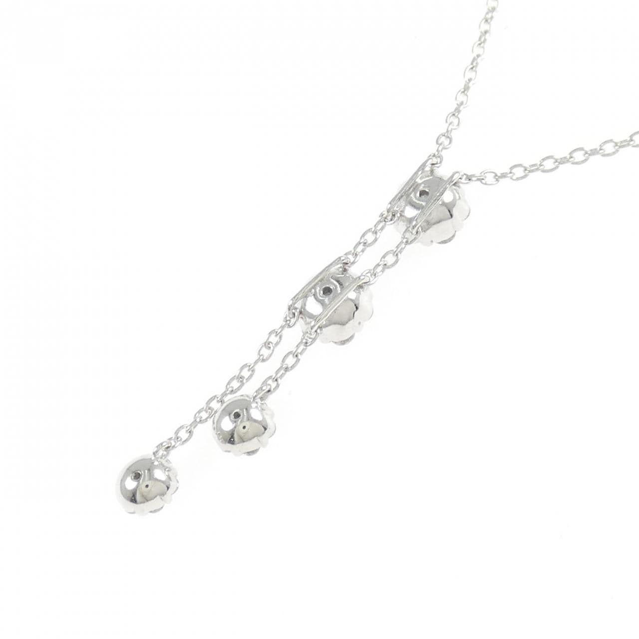 ポンテヴェキオ フラワー ネックレス 0.40CT