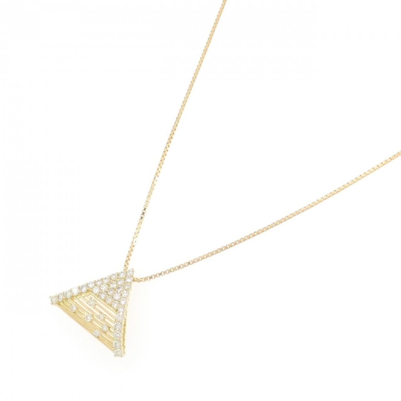 K18YG ダイヤモンド ネックレス 1.00CT