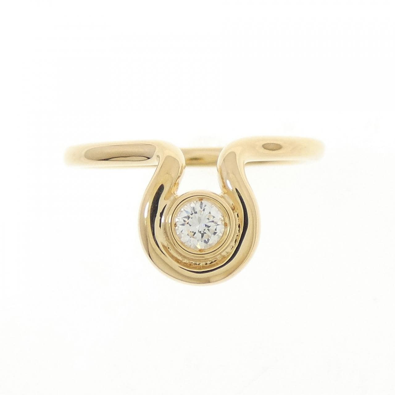 K18YG ダイヤモンド リング 0.10CT