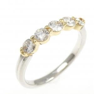 PT900/K18YG ダイヤモンド リング 0.50CT